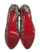 Christian Louboutin Leather Animal Print Boots