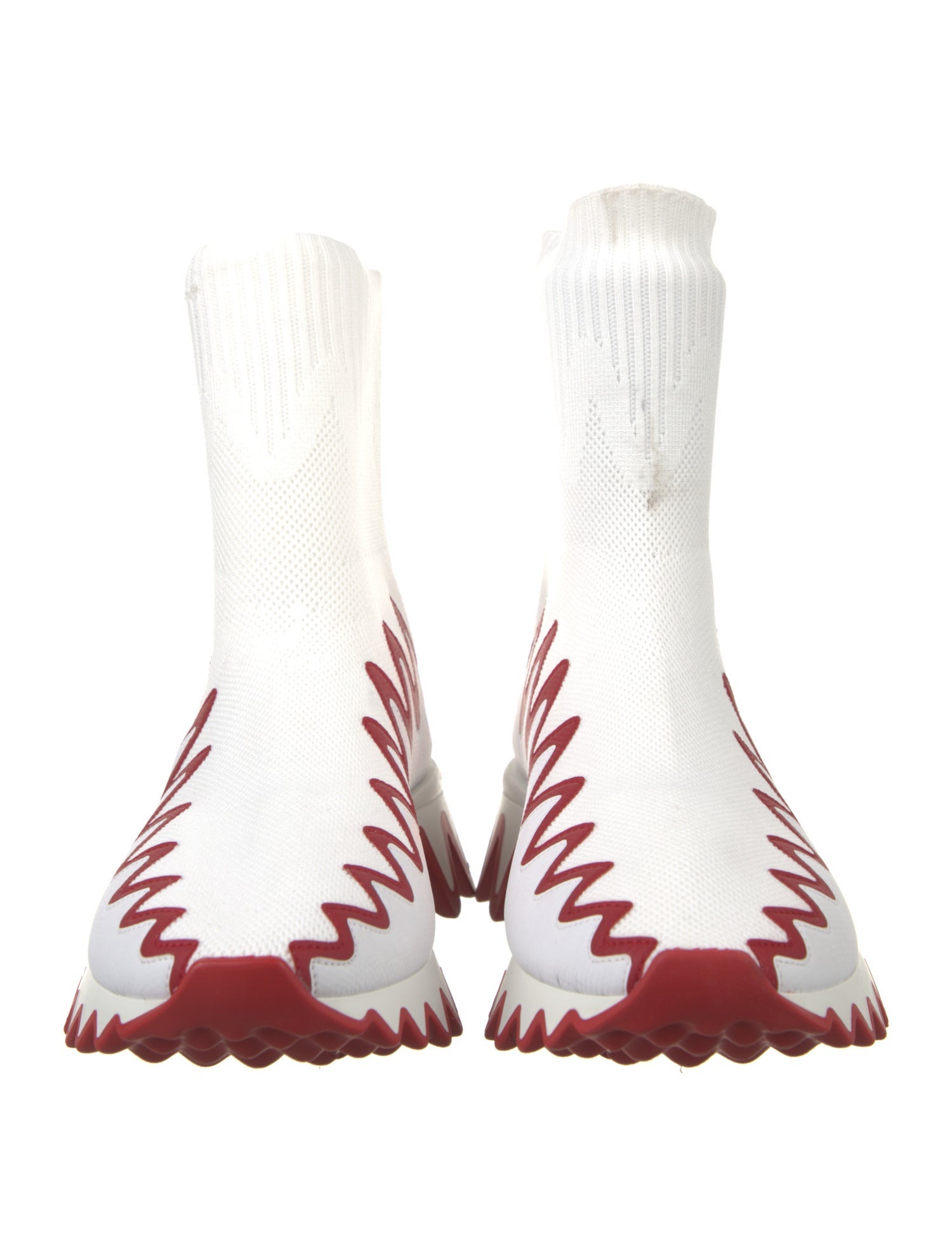 Christian Louboutin Colorblock Pattern Sneakers