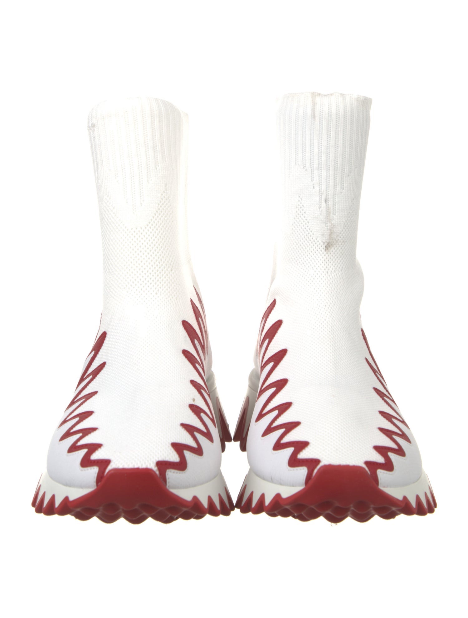 Christian Louboutin Colorblock Pattern Sneakers