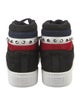 Christian Louboutin Spike Accents Suede Sneakers