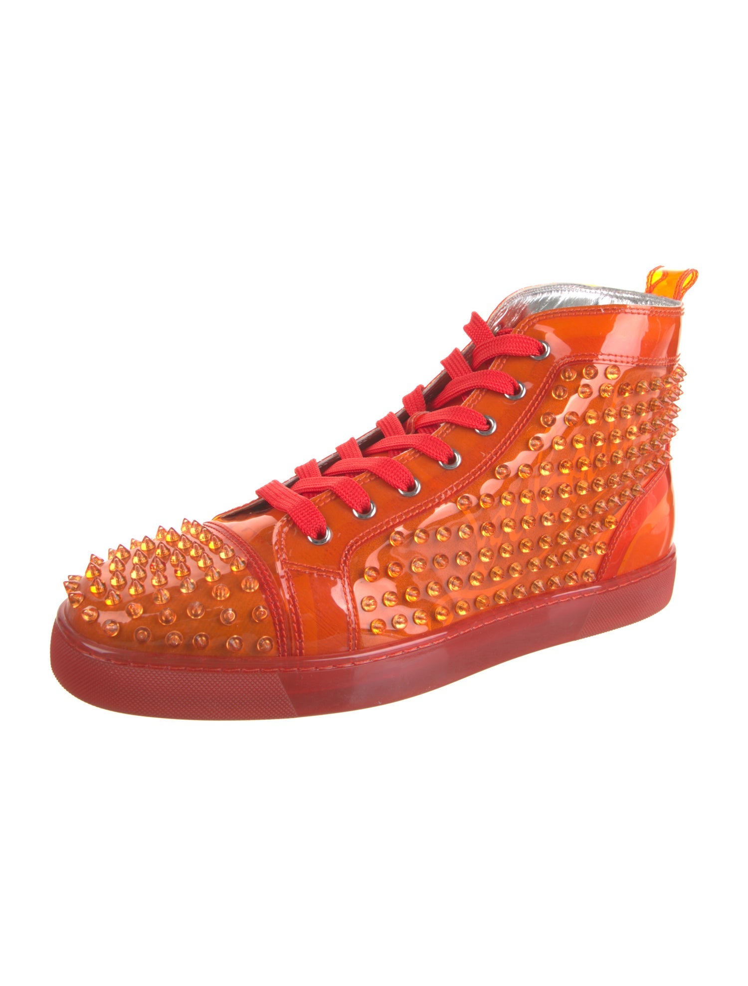 Christian Louboutin Spike Accents PVC Sneakers