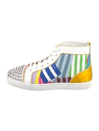 Christian Louboutin Canvas Printed Sneakers