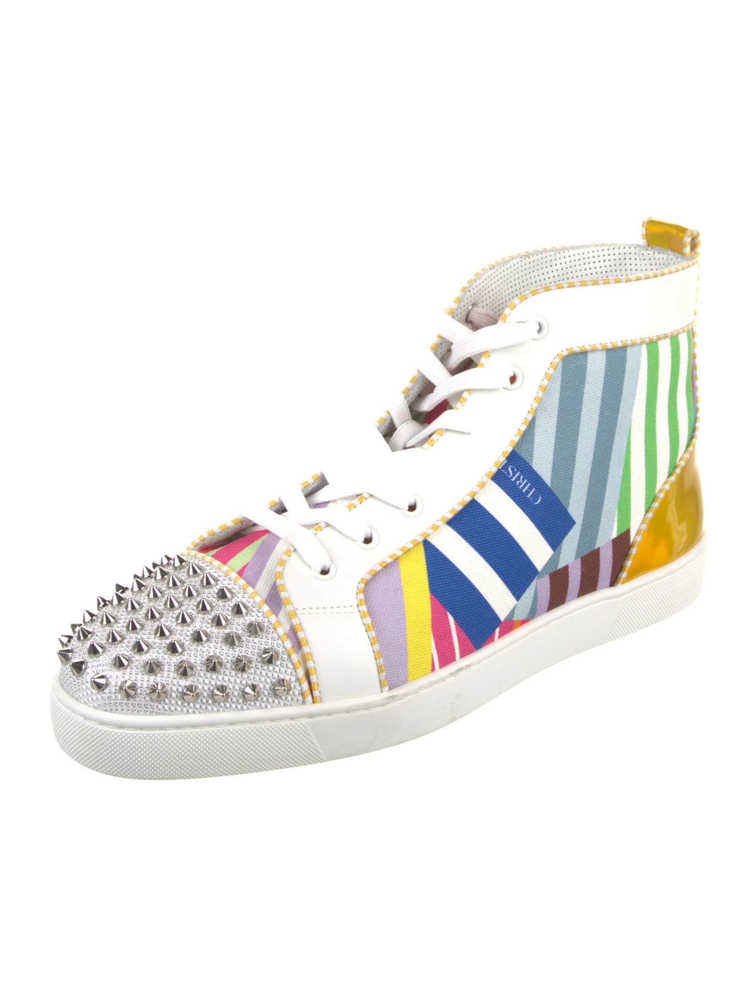 Christian Louboutin Canvas Printed Sneakers