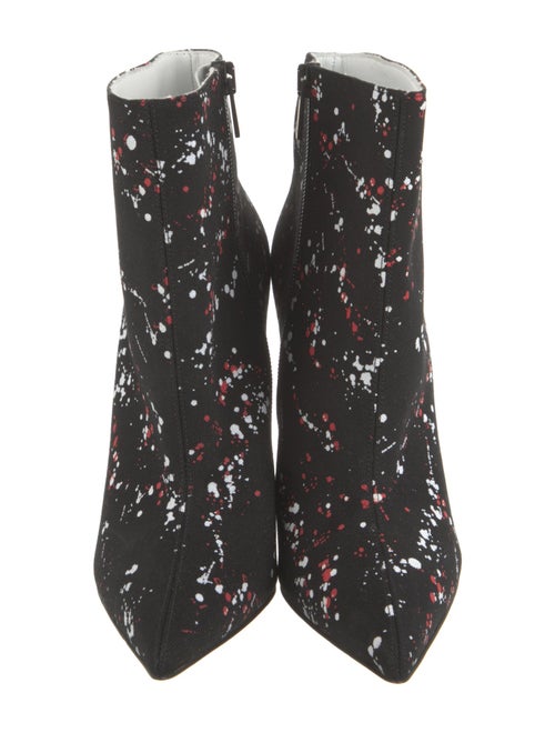 Christian Louboutin Canvas Floral Print Boots