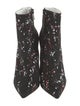 Christian Louboutin Canvas Floral Print Boots