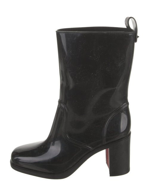 Christian Louboutin Rockstud Spike Rubber Rain Boots
