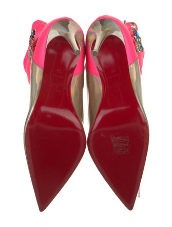 Christian Louboutin Neoprene Colorblock Pattern Sock Boots