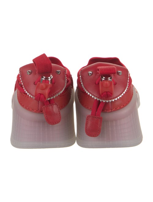 Christian Louboutin Suede Mesh Accents Sneakers