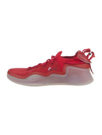 Christian Louboutin Suede Mesh Accents Sneakers