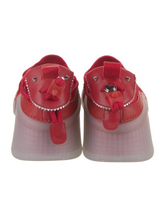 Christian Louboutin Suede Mesh Accents Sneakers