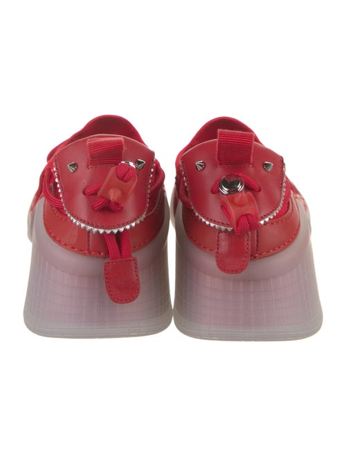 Christian Louboutin Suede Mesh Accents Sneakers