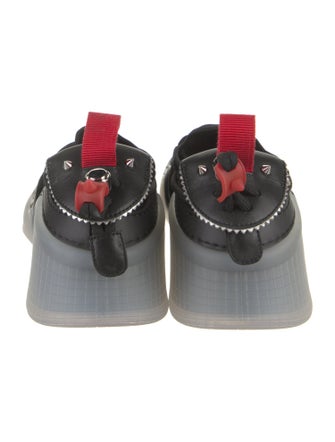 Christian Louboutin Suede Mesh Accents Sneakers