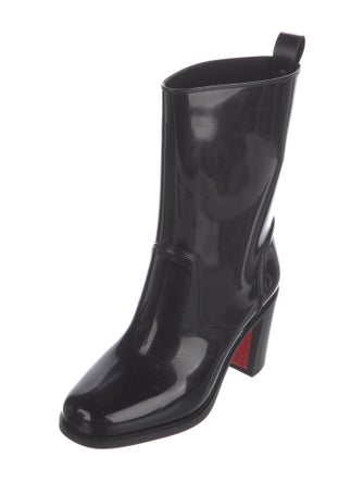 Christian Louboutin Rockstud Spike Rubber Rain Boots