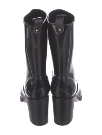 Christian Louboutin Rockstud Spike Rubber Rain Boots
