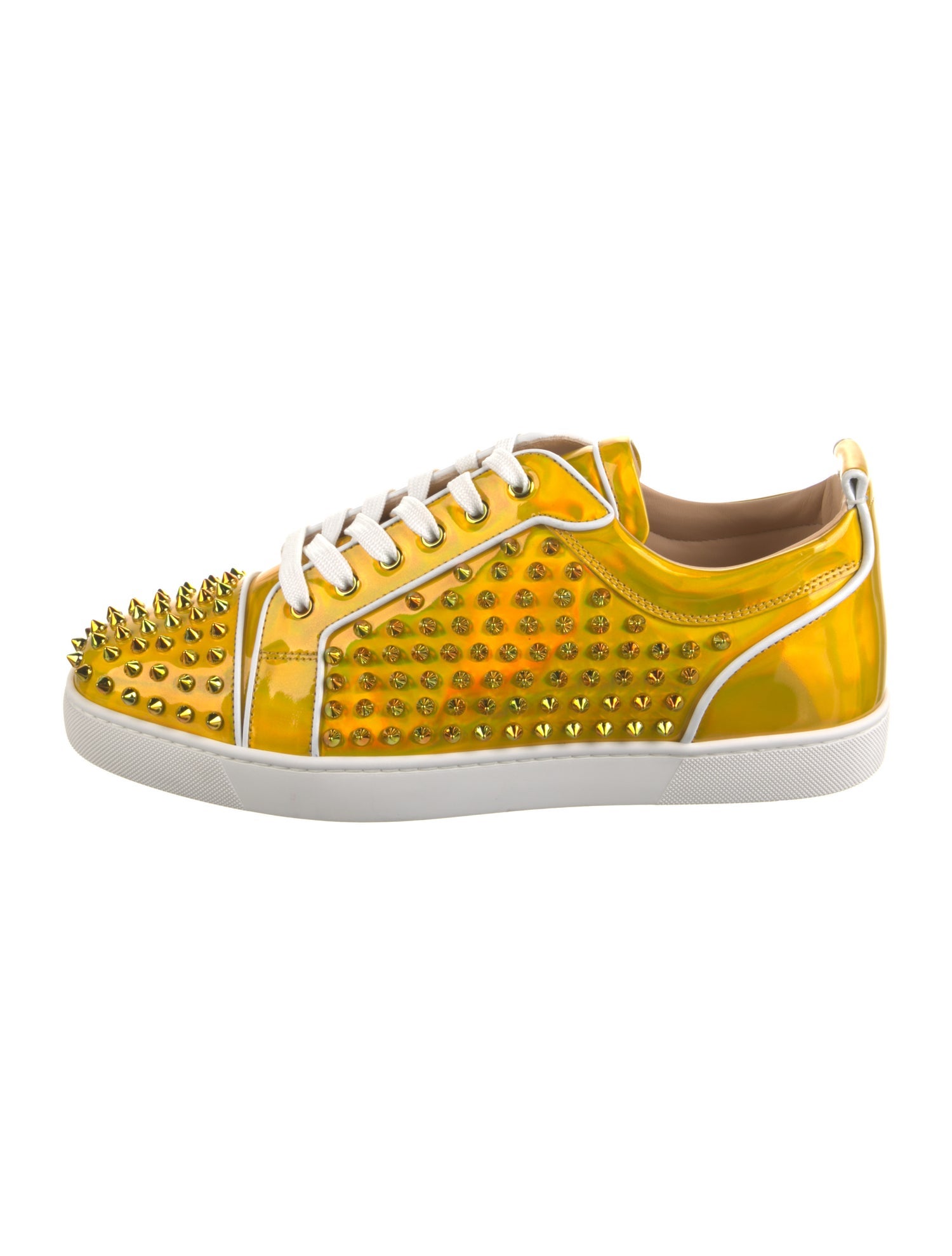 Christian Louboutin Leather Printed Sneakers