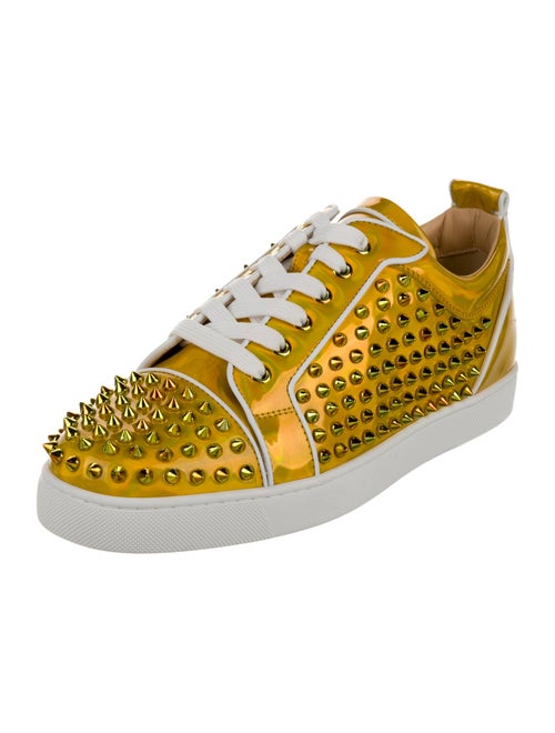 Christian Louboutin Leather Printed Sneakers
