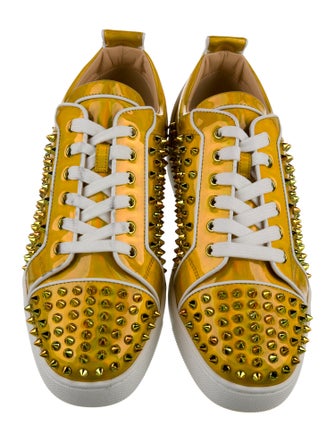 Christian Louboutin Leather Printed Sneakers