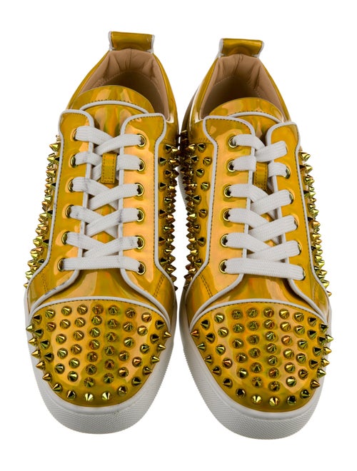 Christian Louboutin Leather Printed Sneakers