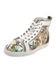 Christian Louboutin Patent Leather Printed Sneakers