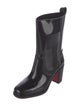 Christian Louboutin Rubber Studded Accents Rain Boots