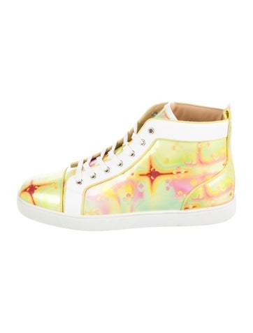 Christian Louboutin Sneakers Patent Leather Tie-Dye Print Us12.5, Eu45.5 | 12.5