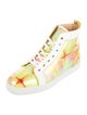 Christian Louboutin Patent Leather Tie-Dye Print Sneakers