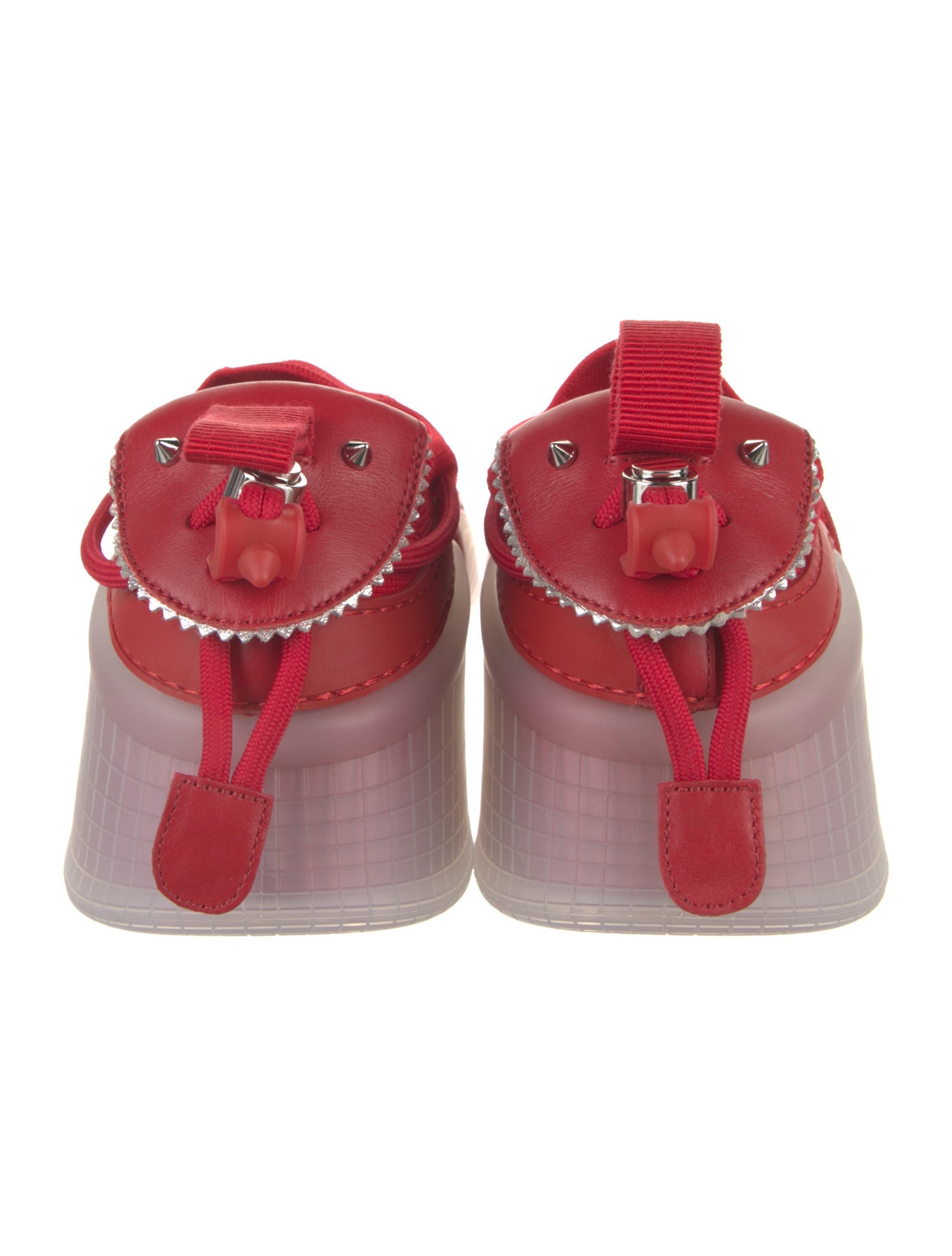 Christian Louboutin Suede Studded Accents Sneakers