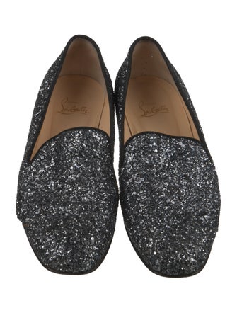 Christian Louboutin Glitter Loafers