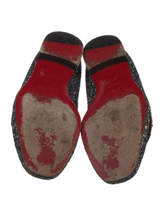 Christian Louboutin Glitter Loafers
