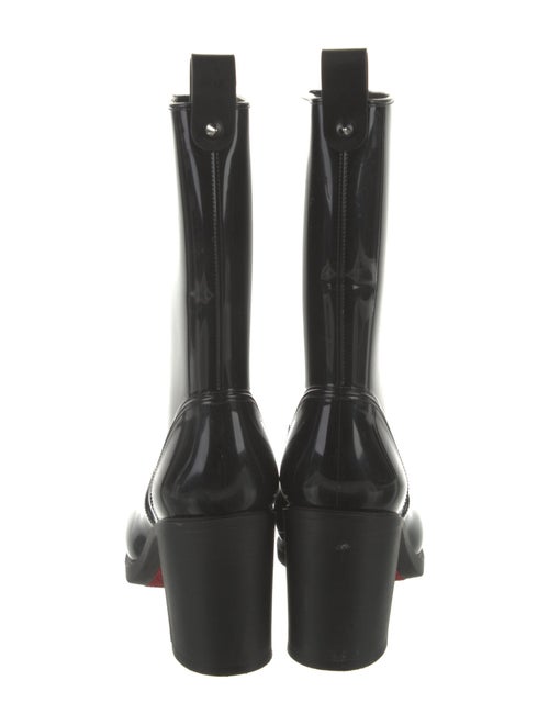 Christian Louboutin Rubber Studded Accents Rain Boots