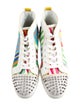 Christian Louboutin Patent Leather Striped Sneakers