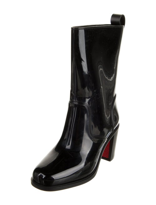 Christian Louboutin Rockstud Spike Rubber Rain Boots