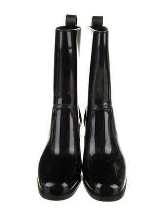 Christian Louboutin Rockstud Spike Rubber Rain Boots