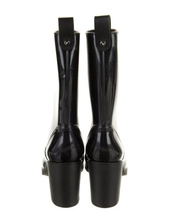 Christian Louboutin Rockstud Spike Rubber Rain Boots