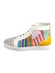 Christian Louboutin Canvas Striped Sneakers