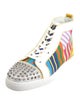 Christian Louboutin Canvas Striped Sneakers