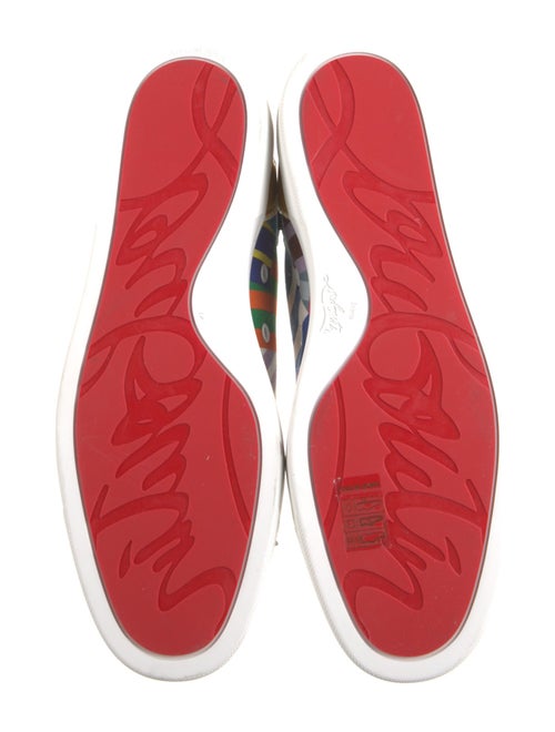 Christian Louboutin Canvas Striped Sneakers
