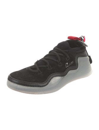 Christian Louboutin Suede Studded Accents Sneakers