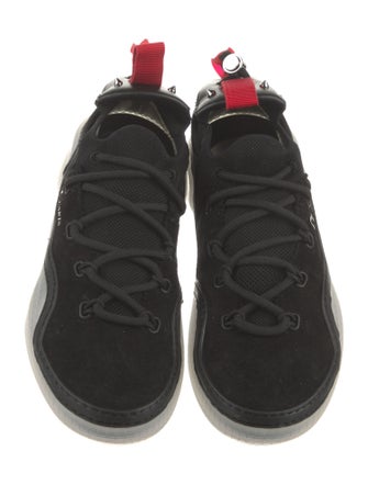 Christian Louboutin Suede Studded Accents Sneakers