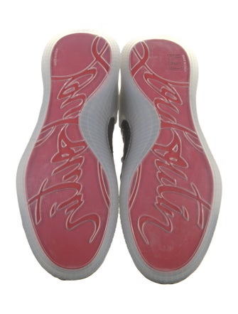 Christian Louboutin Suede Studded Accents Sneakers
