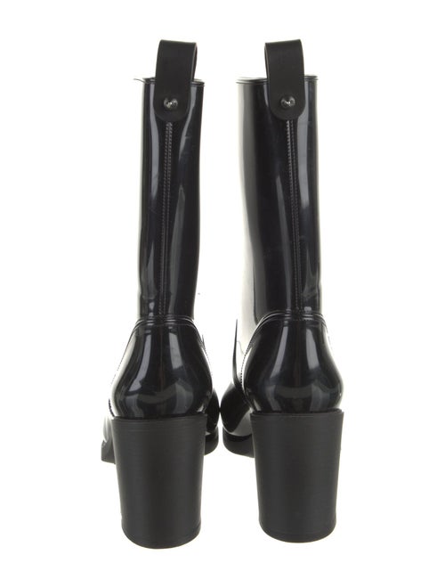 Christian Louboutin Rubber Studded Accents Rain Boots