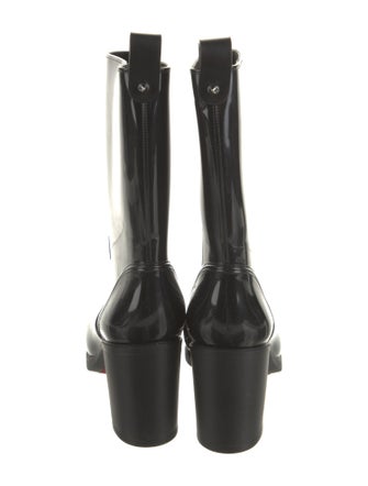 Christian Louboutin Rubber Studded Accents Rain Boots