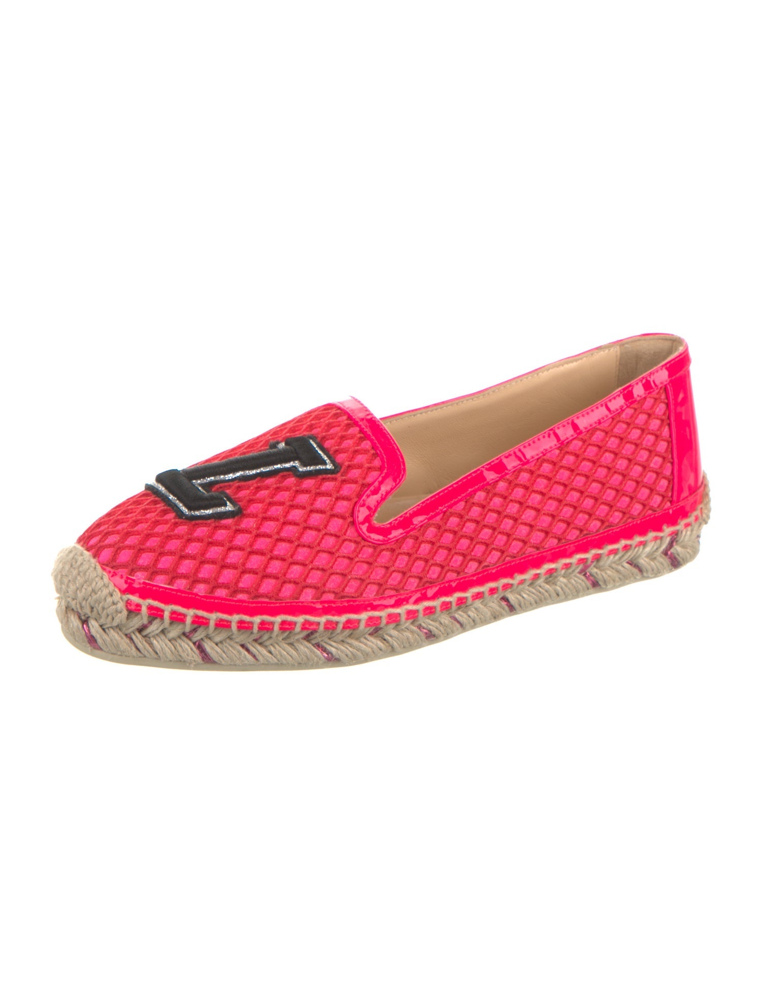 Christian Louboutin Embroidered Accent Espadrilles