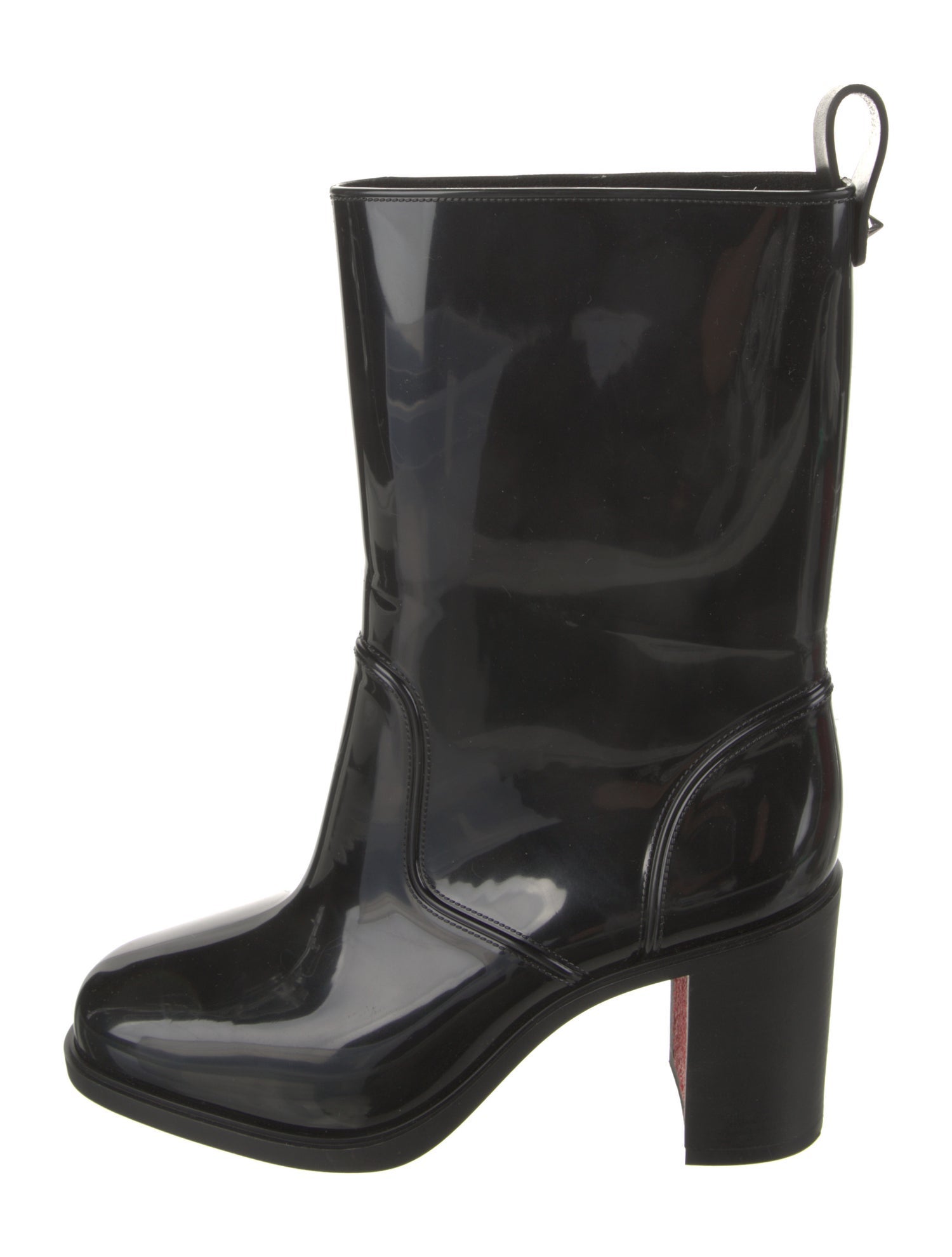 Christian Louboutin Rockstud Spike Rubber Rain Boots