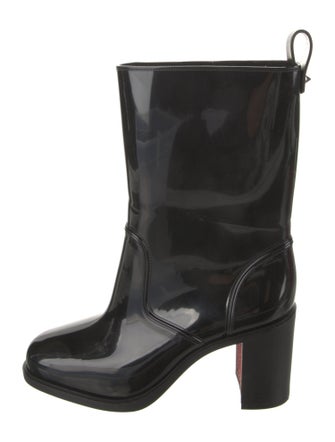 Christian Louboutin Rockstud Spike Rubber Rain Boots
