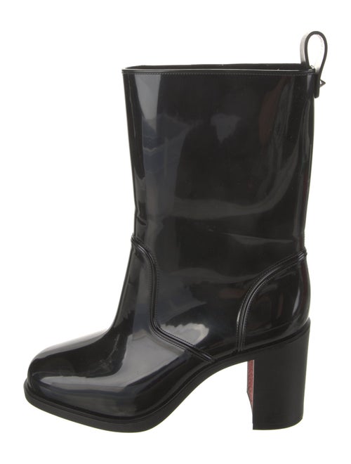Christian Louboutin Rockstud Spike Rubber Rain Boots