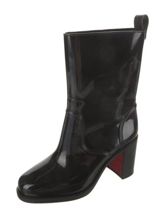 Christian Louboutin Rockstud Spike Rubber Rain Boots