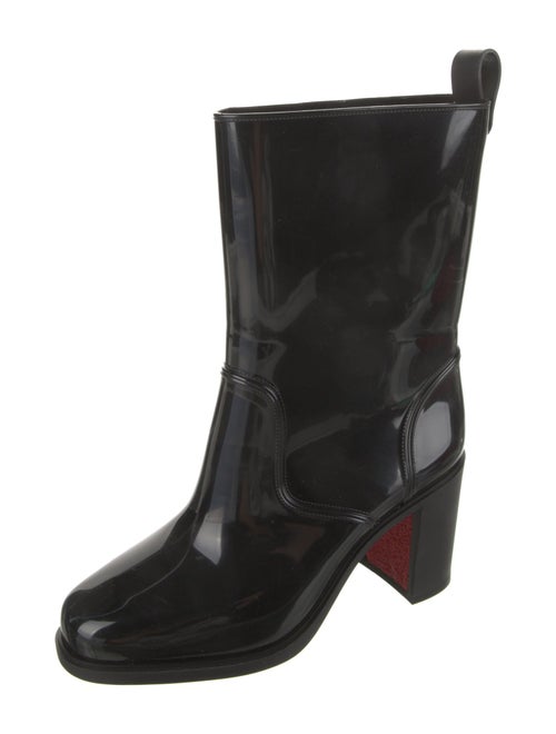 Christian Louboutin Rockstud Spike Rubber Rain Boots