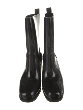 Christian Louboutin Rockstud Spike Rubber Rain Boots