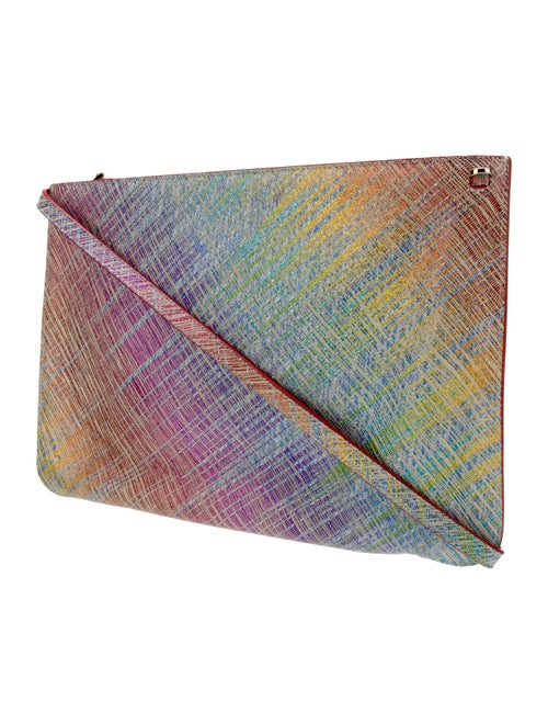 Christian Louboutin Studded Metallic Leather Crossbody Bag